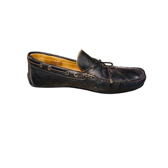 Marc Joseph New York Navy Leather Loafers Mens 12 Slip-On Driving Shoes Preppy main image 4